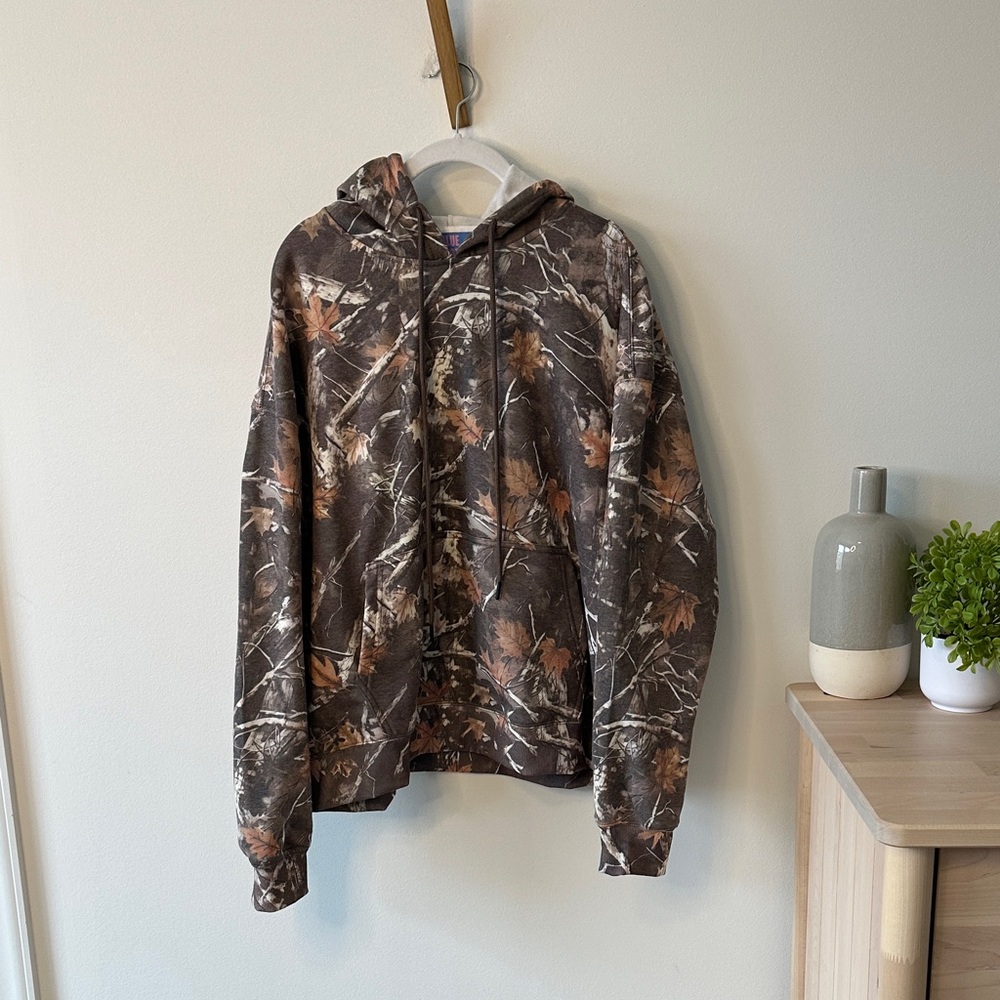 Blue Riot Camouflage Hoodie NWT
